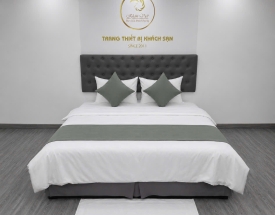 BỘ TRANG TRÍ GIƯỜNG KHÁCH SẠN ĐƠN MÀU KVB2019