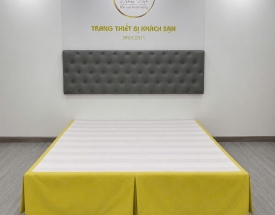 VÁY GIƯỜNG KHÁCH SẠN GẤM MỜ KVB201
