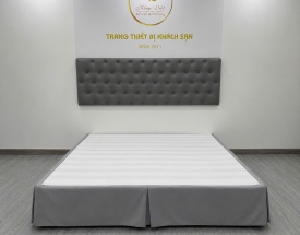 VÁY GIƯỜNG KHÁCH SẠN GẤM MỜ KVCM2