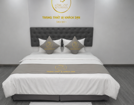 BỘ TRANG TRÍ GIƯỜNG KHÁCH SẠN ĐON MÀU KV113