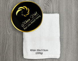 KHĂN TẮM KHÁCH SẠN 55X115CM 220GR