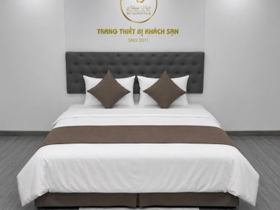 Tấm Trang Trí Giường Khách Sạn Giá Rẻ HCM | Khăn Việt